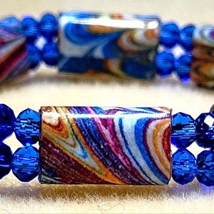 Paper Bead Bracelet